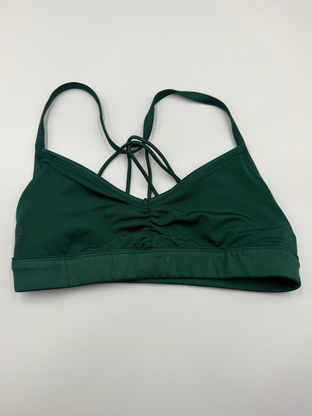 ALO yoga splendor bra green XS